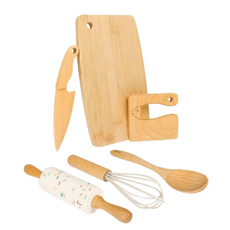 Kitchen Kids Baking Set - SHGO – Ensemble de couteaux en