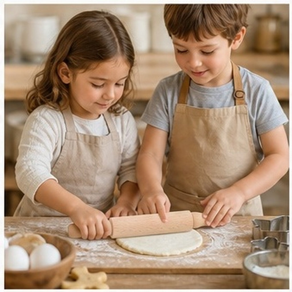 Kitchen Roller Baking - Mini rouleau à pâtisserie en bois