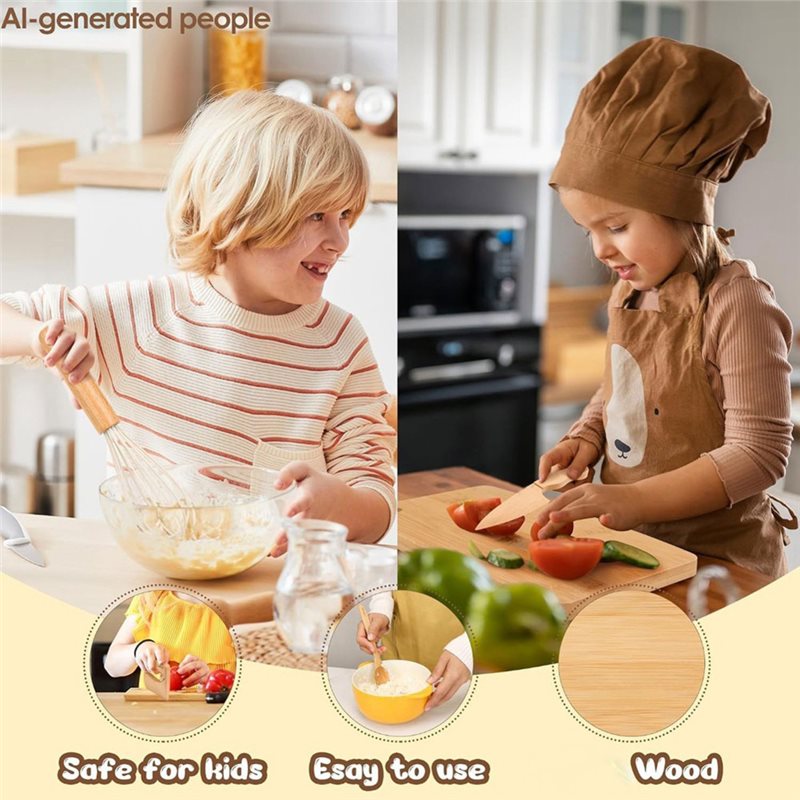 SHGO – Ensemble de couteaux en - Kitchen Kids Baking Set avis et prix