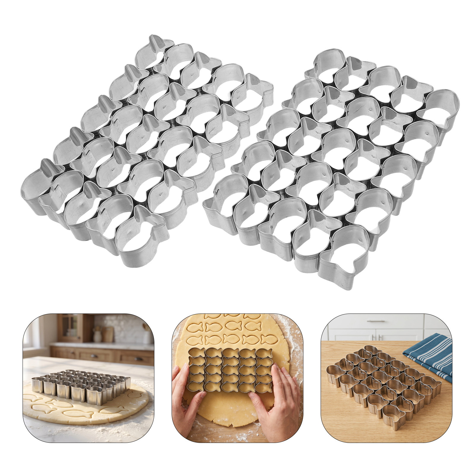 2 emporte-pièces en forme de p - Baking Kitchen Set avis et prix